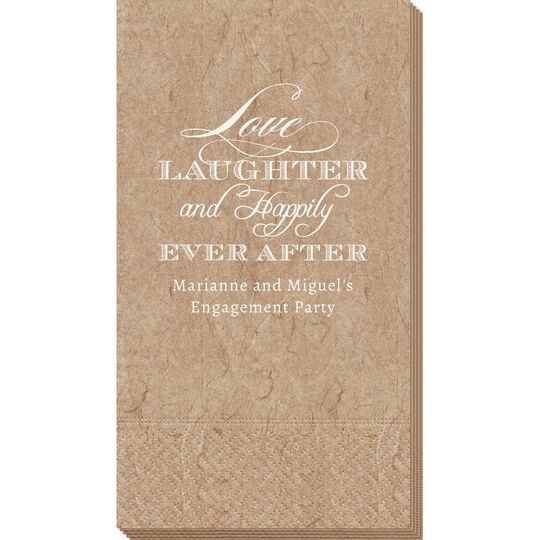 Love Laughter Ever After Bali Guest Towels
